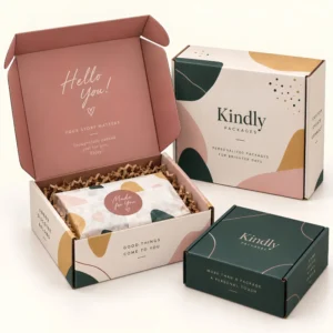 Personalized mailer box with custom branded printing for ecommerce packaging